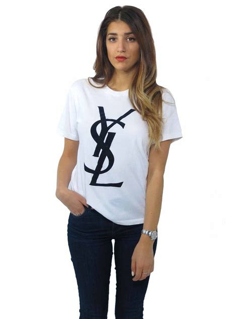 yves saint laurent t shirt donna|saint laurent graphic t shirt.